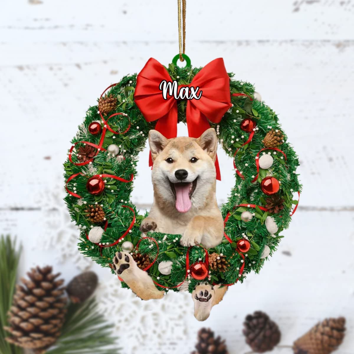 【未使用品】ナタリーレテ 犬 オーナメント ハンドペイント 硝子 クリスマス Amazon | アフタヌーンティー ナタリーレテ クリスマス オーナメント